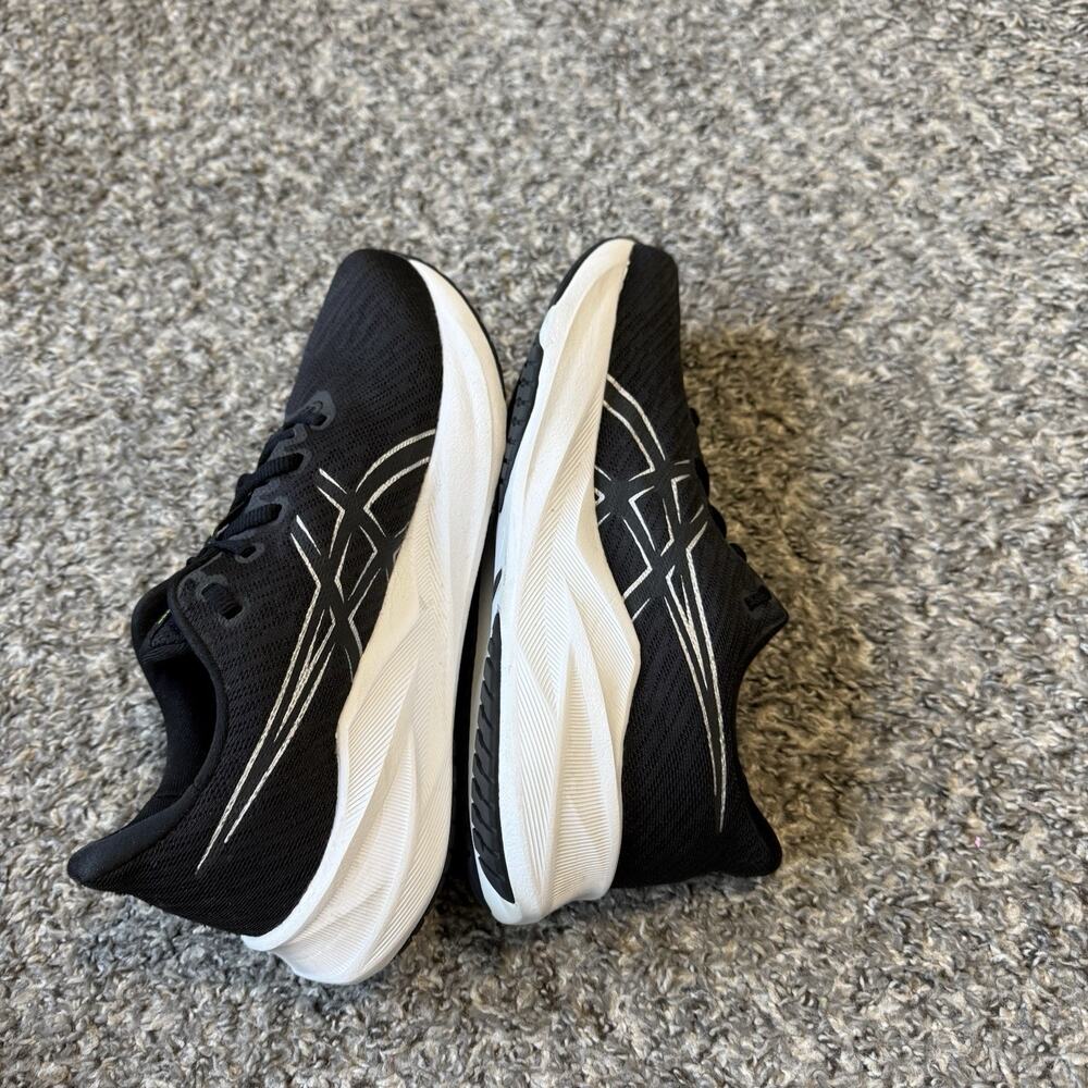 Asics Womens Sneakers Versablast 4 Black Silver Shoes Size 8 Excellent - Picture 4 of 7